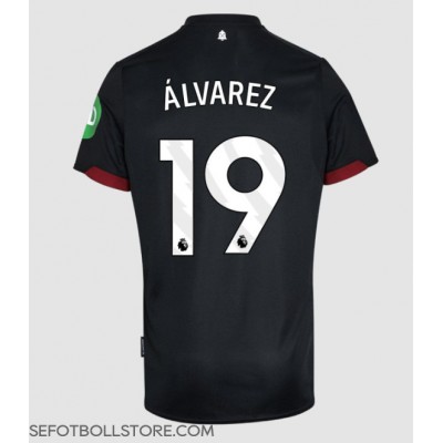 West Ham United Edson Alvarez #19 Replika Bortatröja 2024-25 Kortärmad West Ham United Edson Alvarez #19 Replika Bortatröja 2024-25 Kortärmad